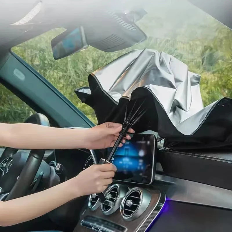 Car Windshield Sunshade – UV Protection & Dashboard Cover